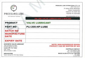 Valve Lubricant